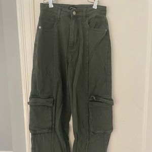 Green cargo pants